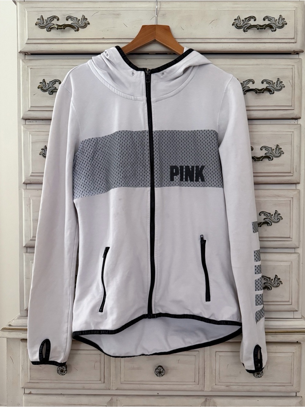 Pink Victoria’s Secret Full Zip Hoodie